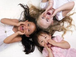 children talking