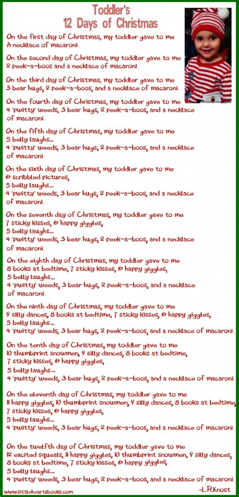 Twelve Days Of Christmas Lyrics  New Calendar Template Site