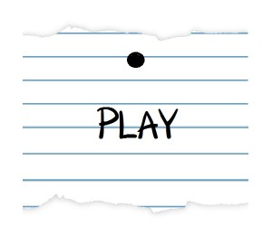 notebook paper PLAY